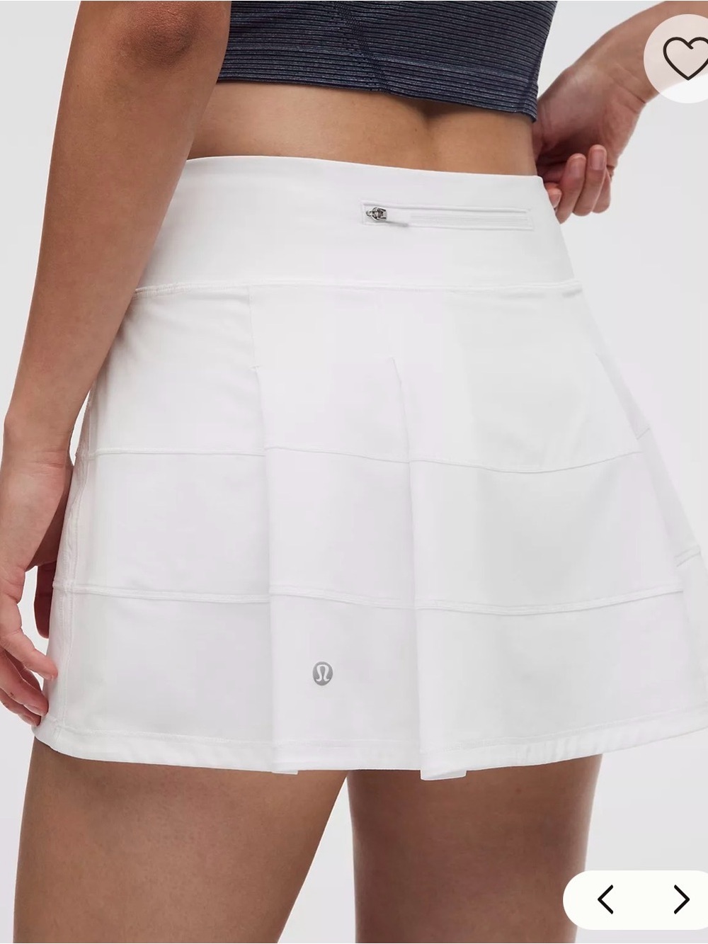 lululemon athletica White Circle Skater Skirt